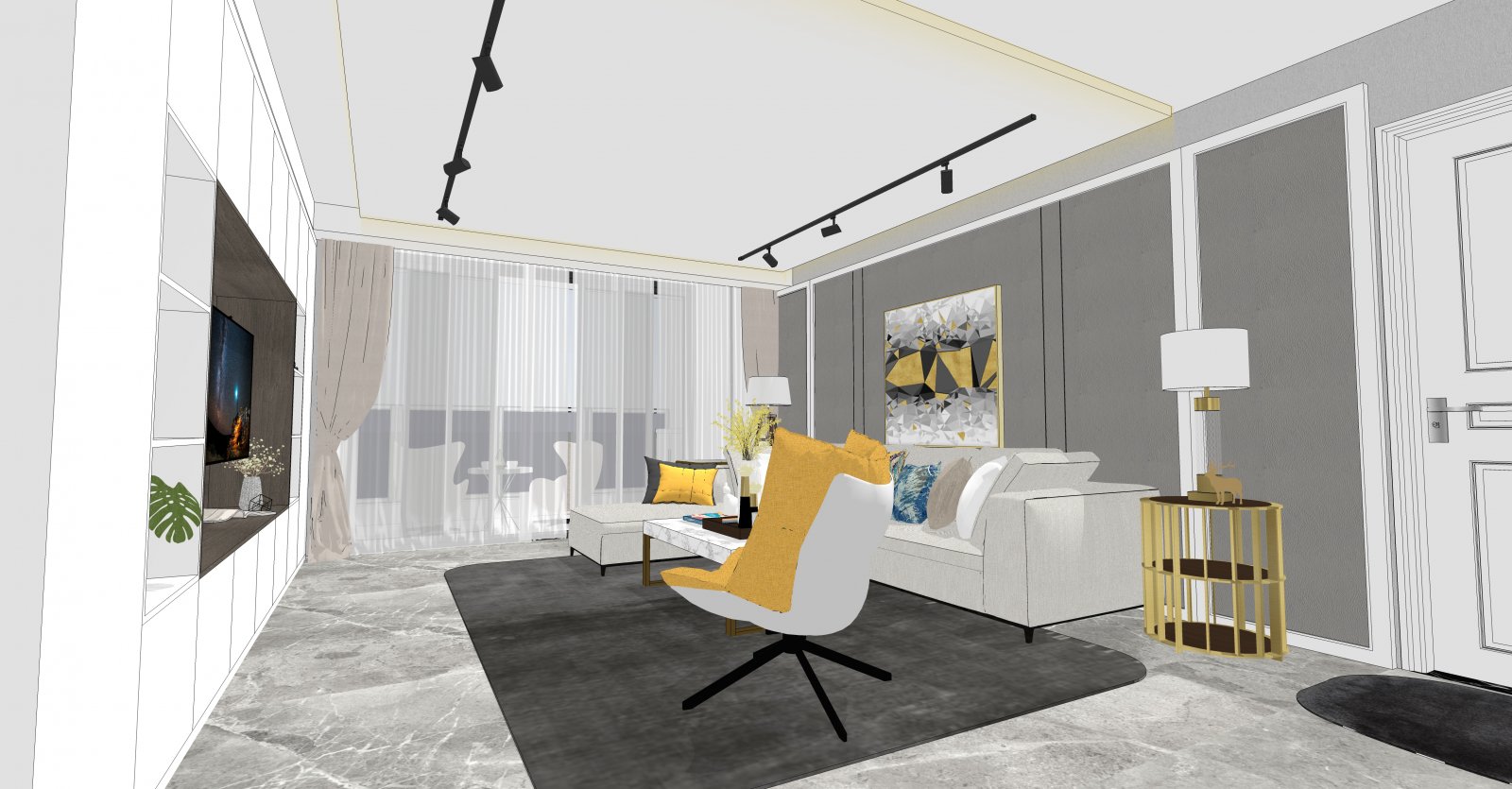 现代简约家装的归宿——高级灰打造品质生活-5