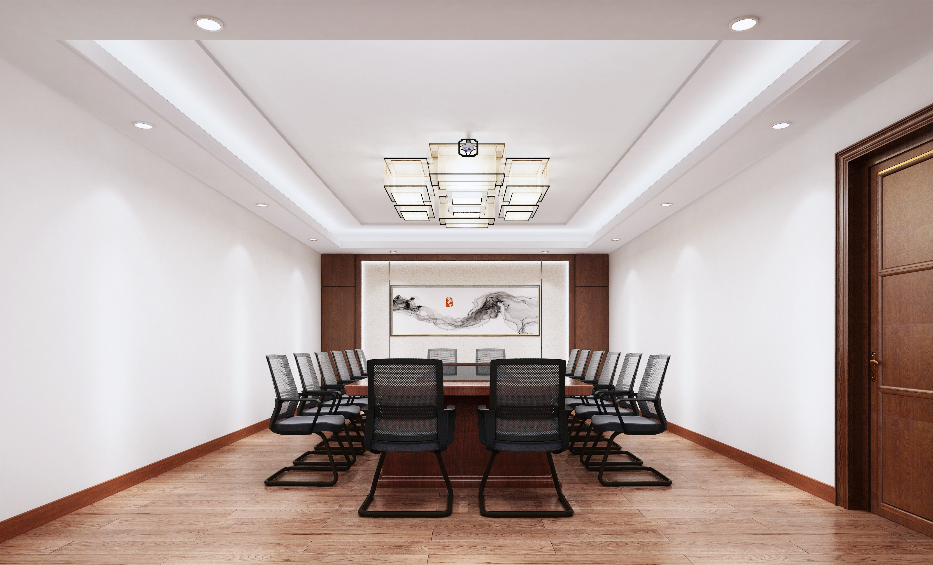 政府单位办公会议室设计丨老张设计-8
