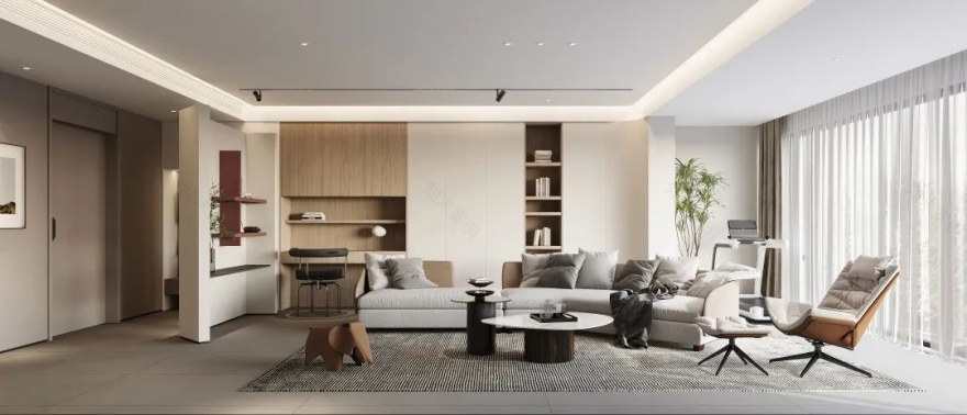 洛阳 146㎡温馨住宅设计丨中国洛阳丨HAOSDESIGN-10