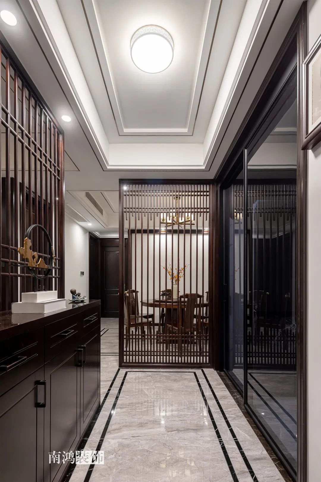 新中式风雅住宅丨浙江南鸿装饰-19