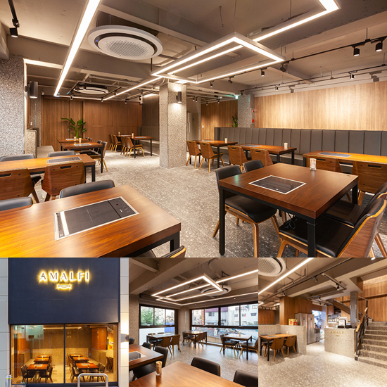 首尔 58 平米海景专卖店，极简奢华空间设计-1