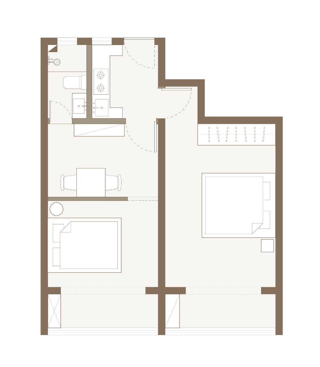 50㎡老破小逆袭 · 开放式布局++ 多功能空间,打造舒适独居小屋丨中国上海丨@李梦婕Maggie-5