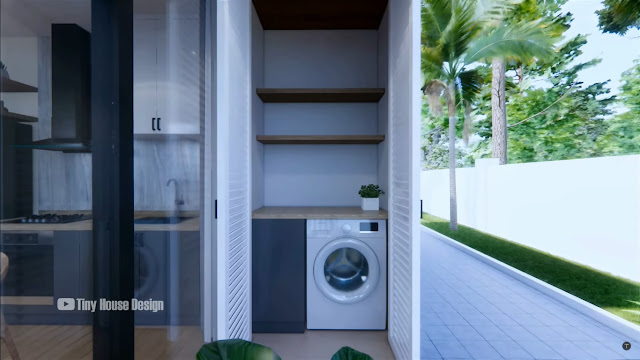 7·5 · 8 m现代两居室房屋设计及详细规划-10