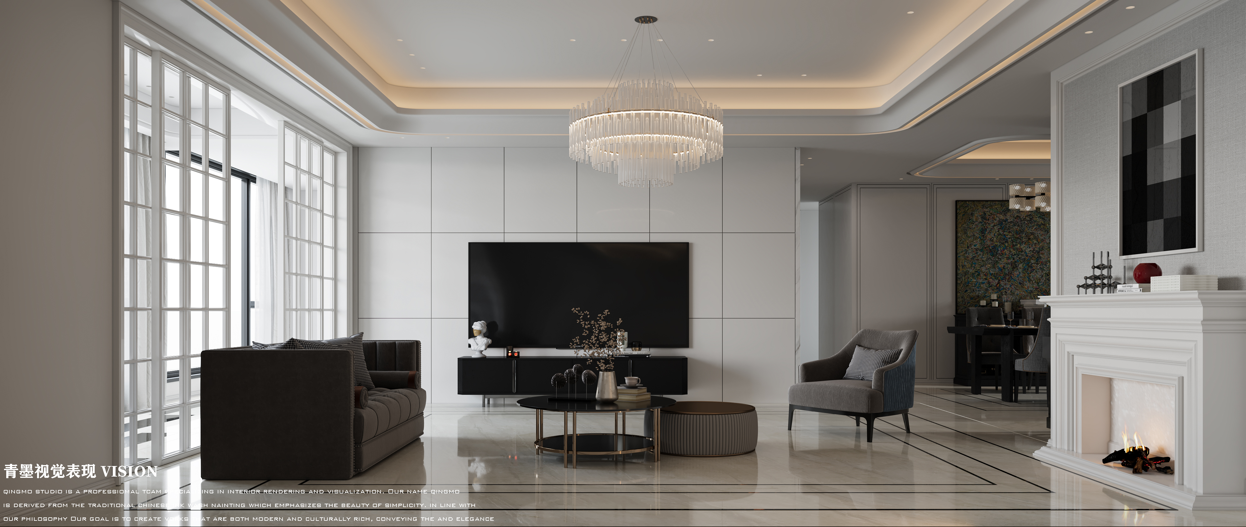 现代美式效果表现-2