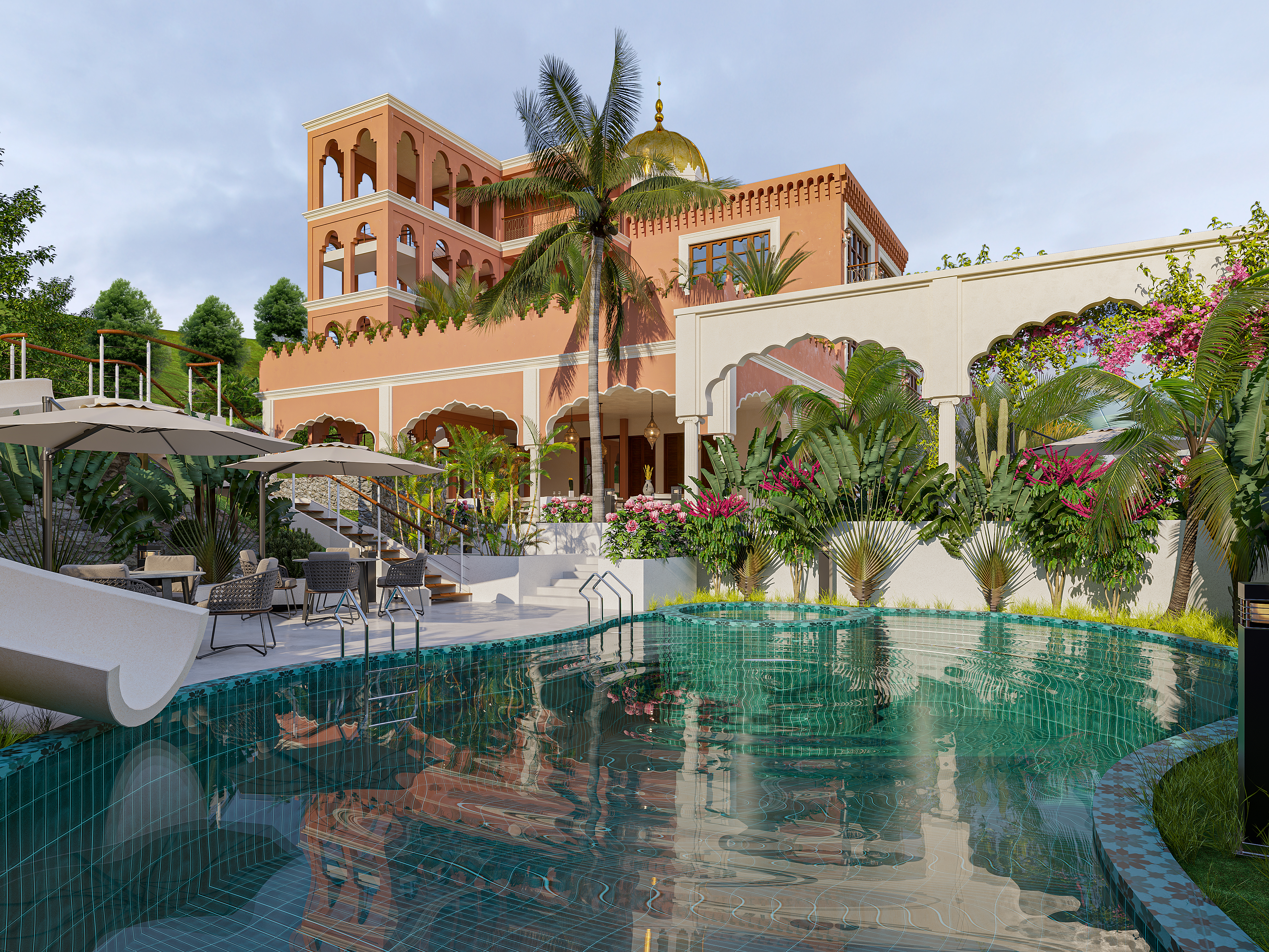 民宿外观效果图-2