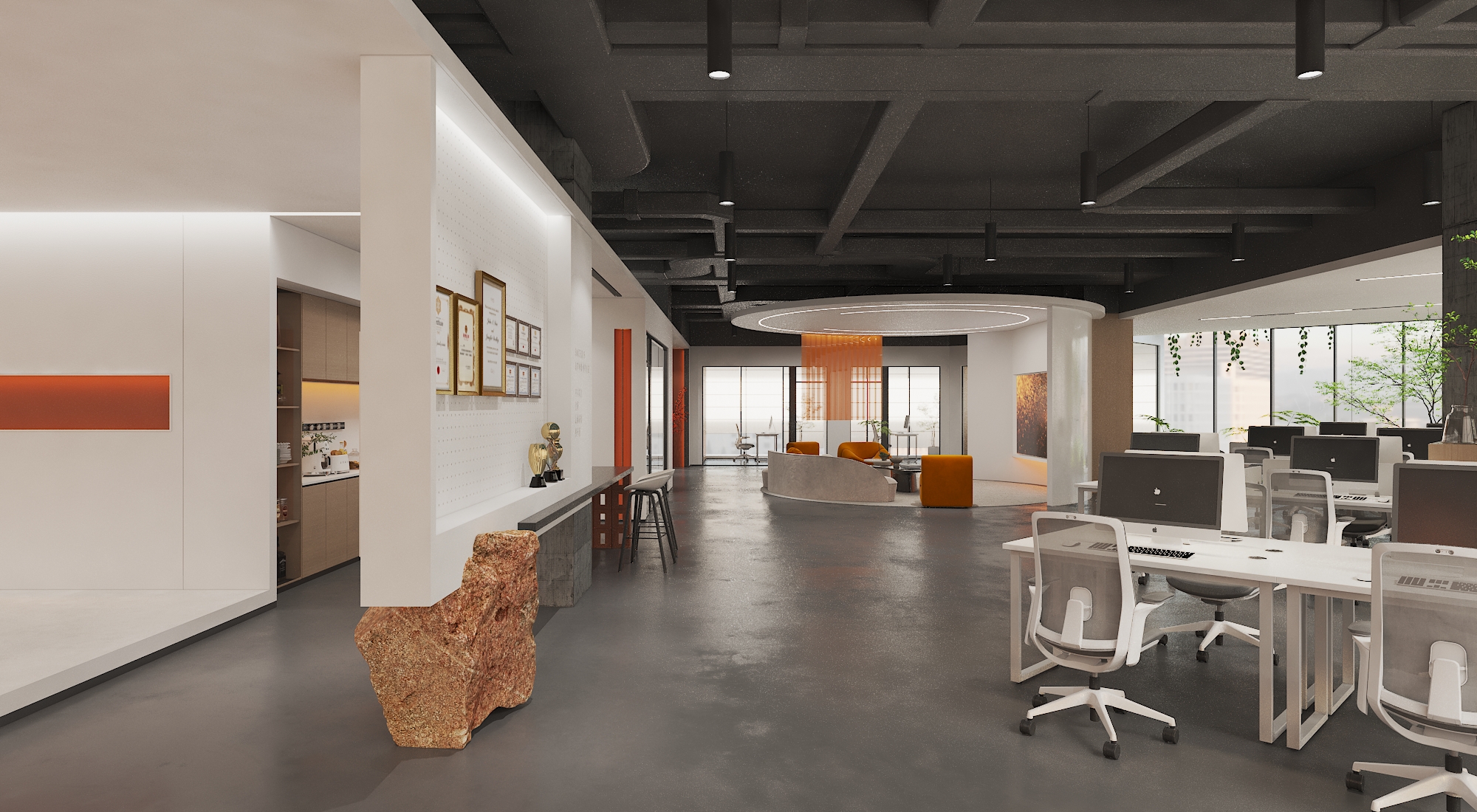 一套办公室设计图-10