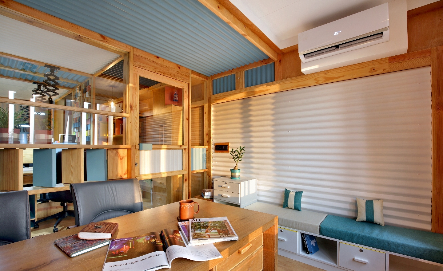 曼诺·帕特尔设计室的绿色可持续办公空间-22