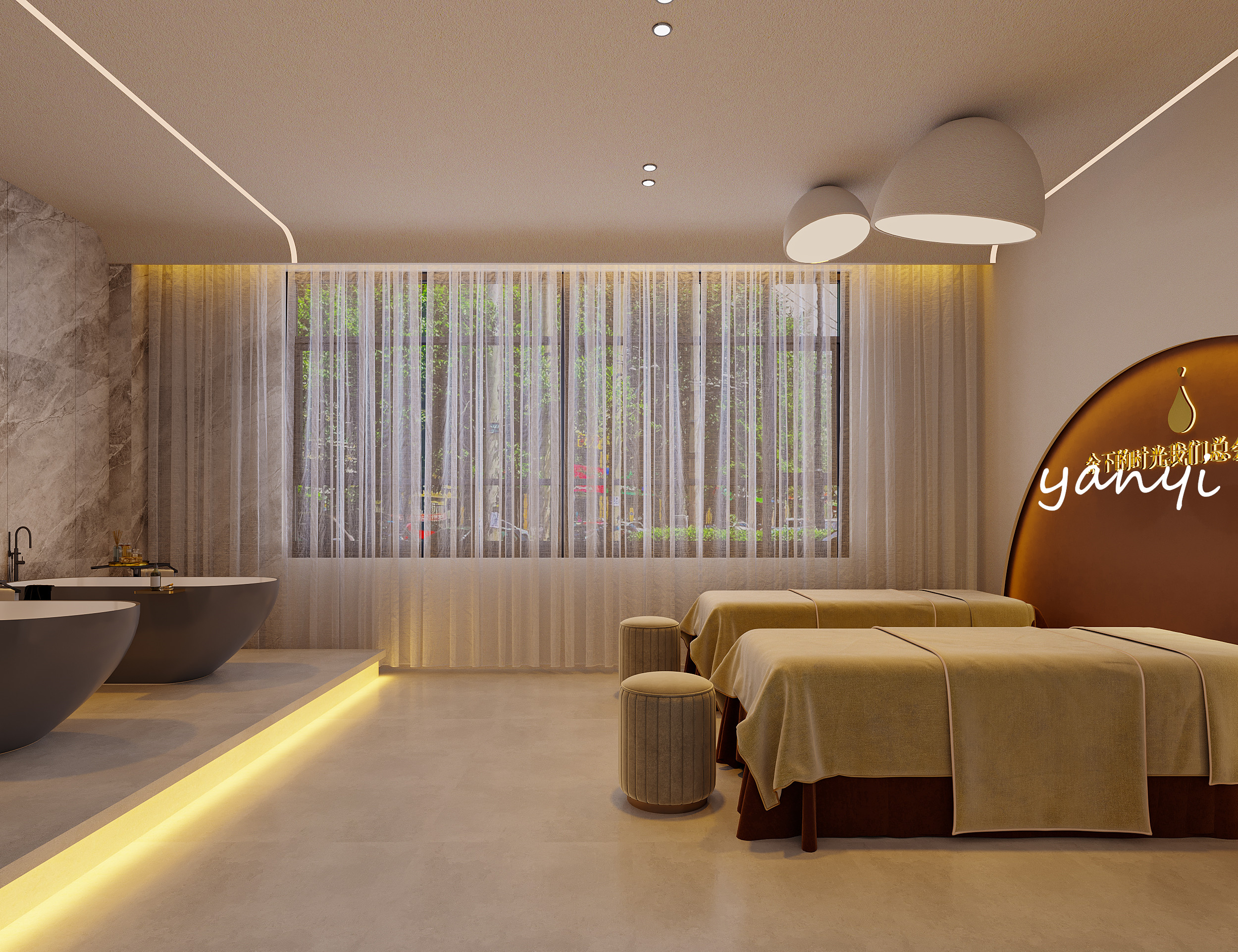 美容院设计||温暖疗愈，邂逅最佳状态的自我-9