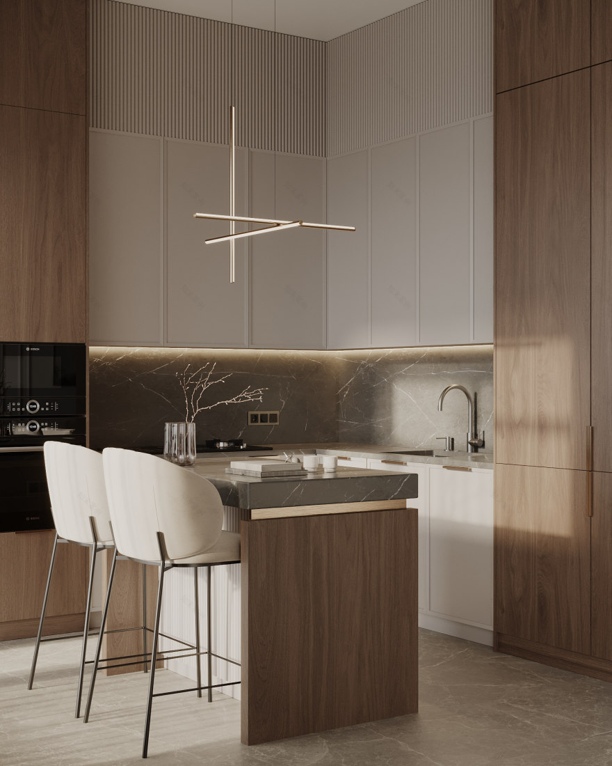 215平米私人住宅设计丨乌克兰敖德萨丨@interior_design_korzhova-19