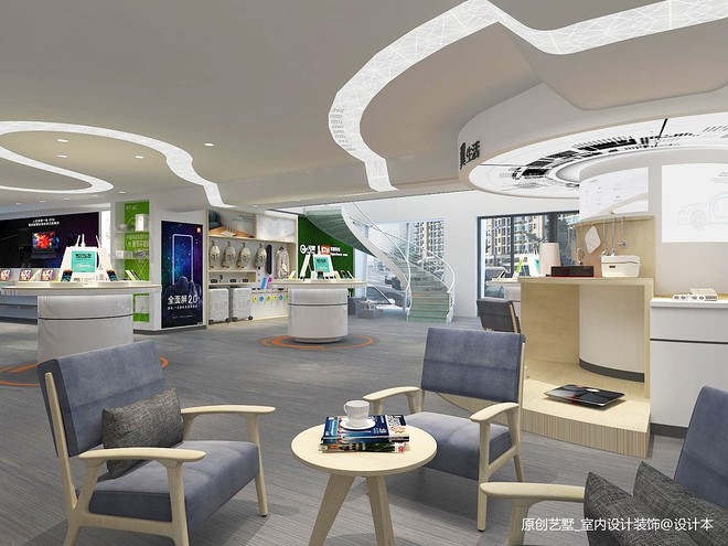 97万元商业展示800平米装修案例-11