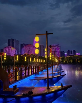 桥旅融合新高度——金华“古子城-三江里”水上浮桥开通-14