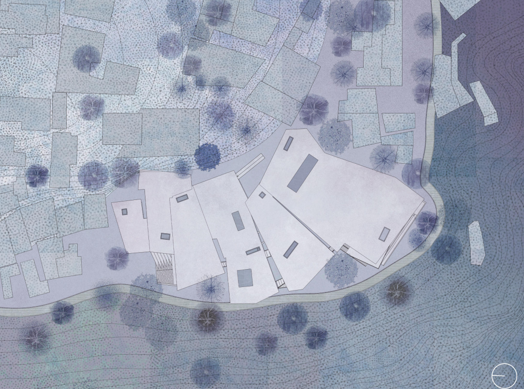 毕设金奖！中国美院学姐用“2.5维”重构希腊悬崖剧院，用“碎片”拼出一座火山岛文化地标！-43