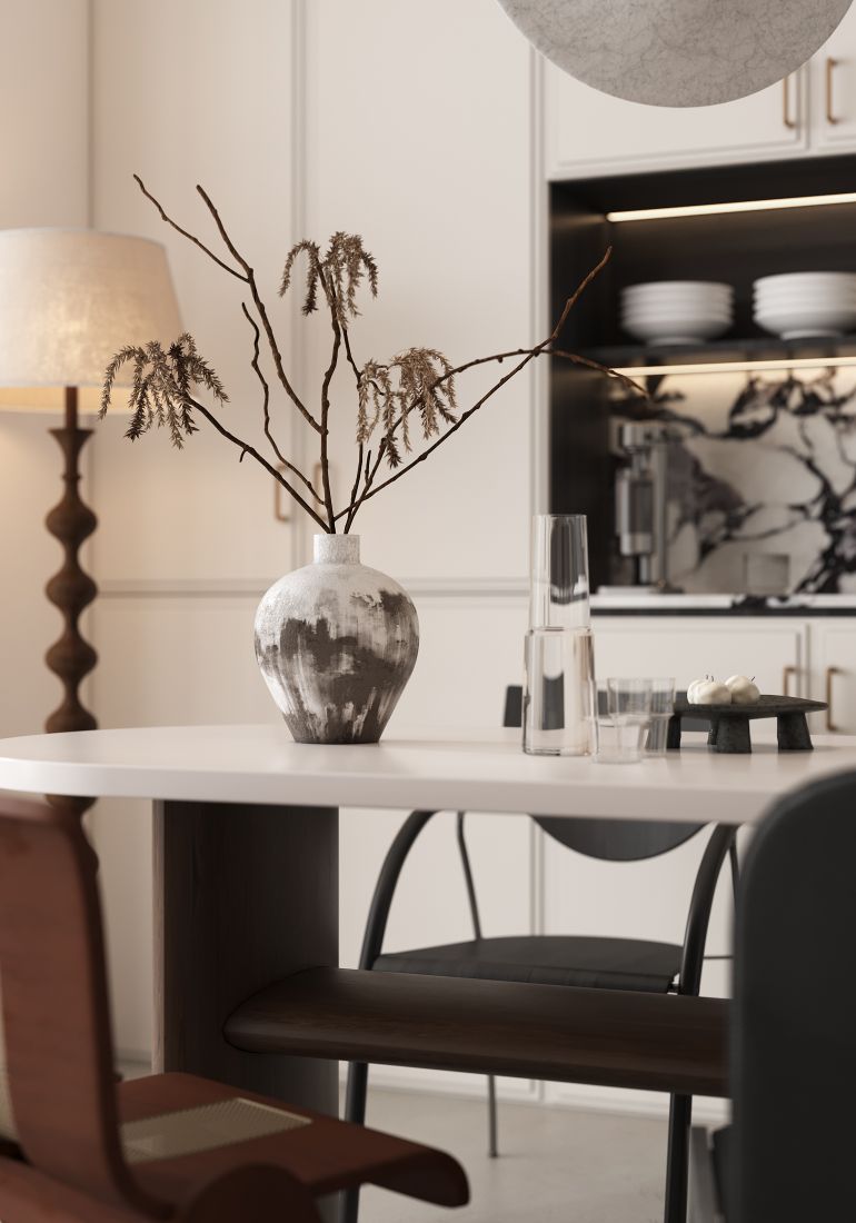 空间渲染—中西方极简韵味的碰撞-0