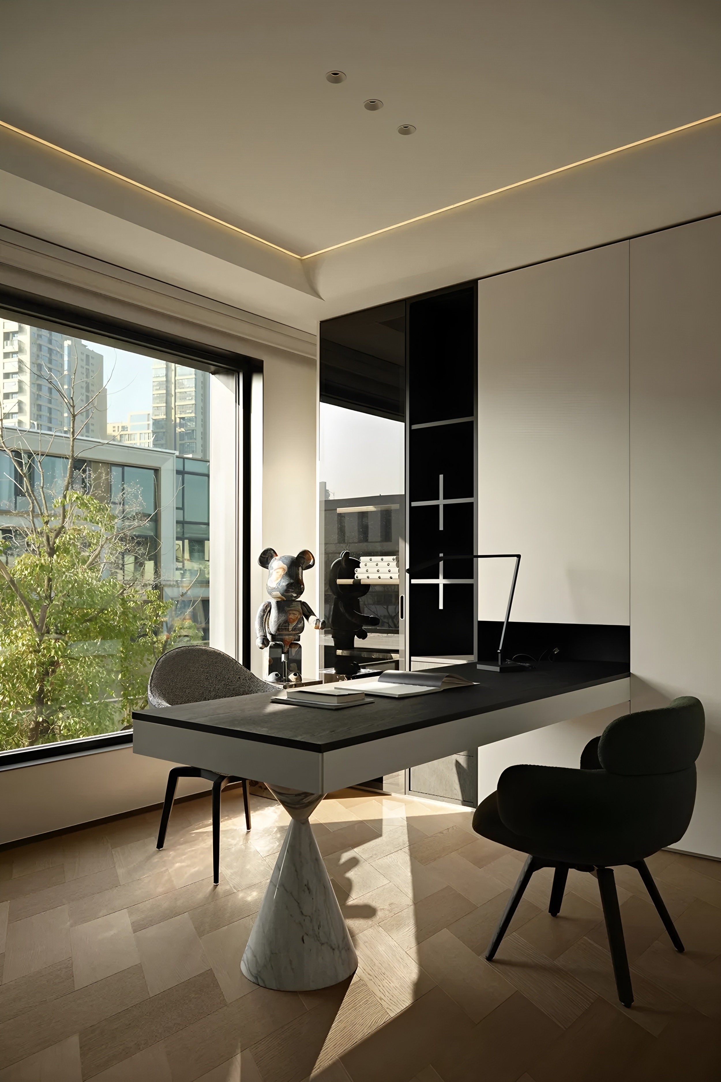 南京536㎡简约别墅丨中国南京丨观享际SKH室内设计-52