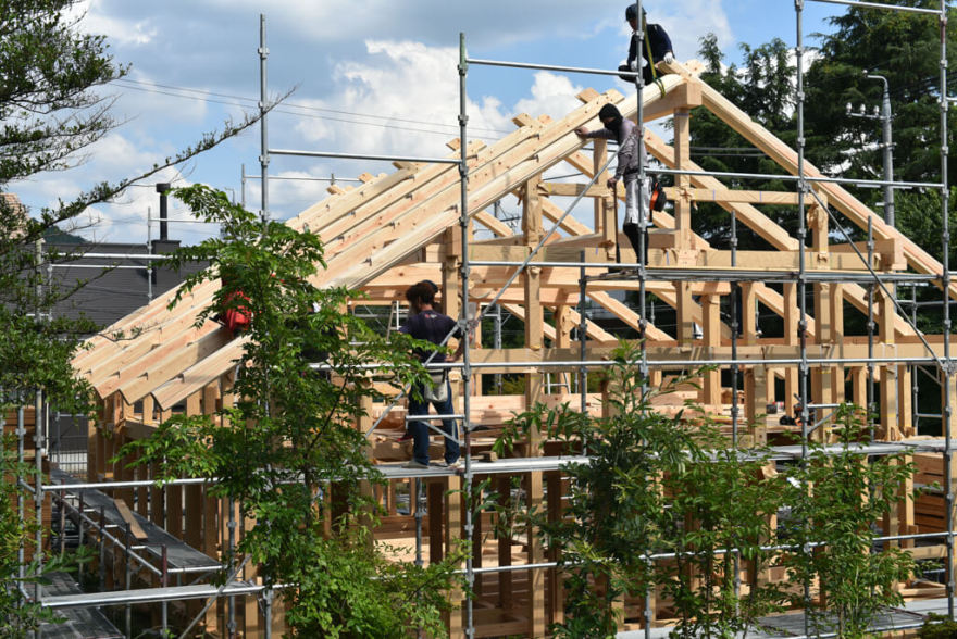 音乐家的家7 木配り 墨付け 刻み丨水野设计室-85