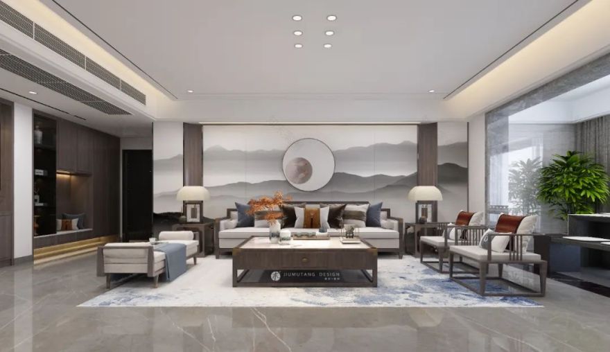 九木堂设计 | 290㎡精装房改造,呈现东方风雅美学私宅-39