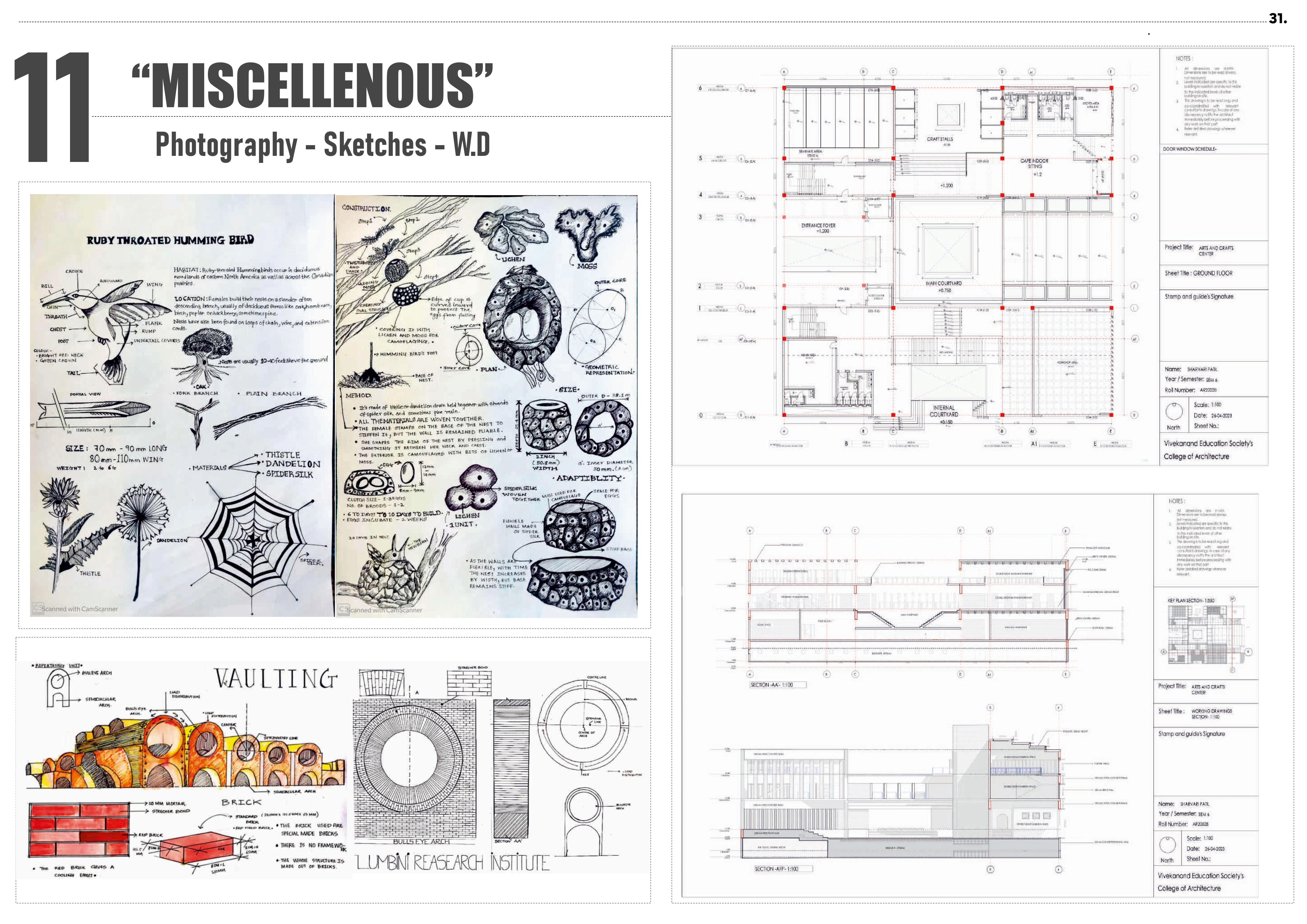 “Architecture Portfolio | Sharvari Patil | VESCOA-30