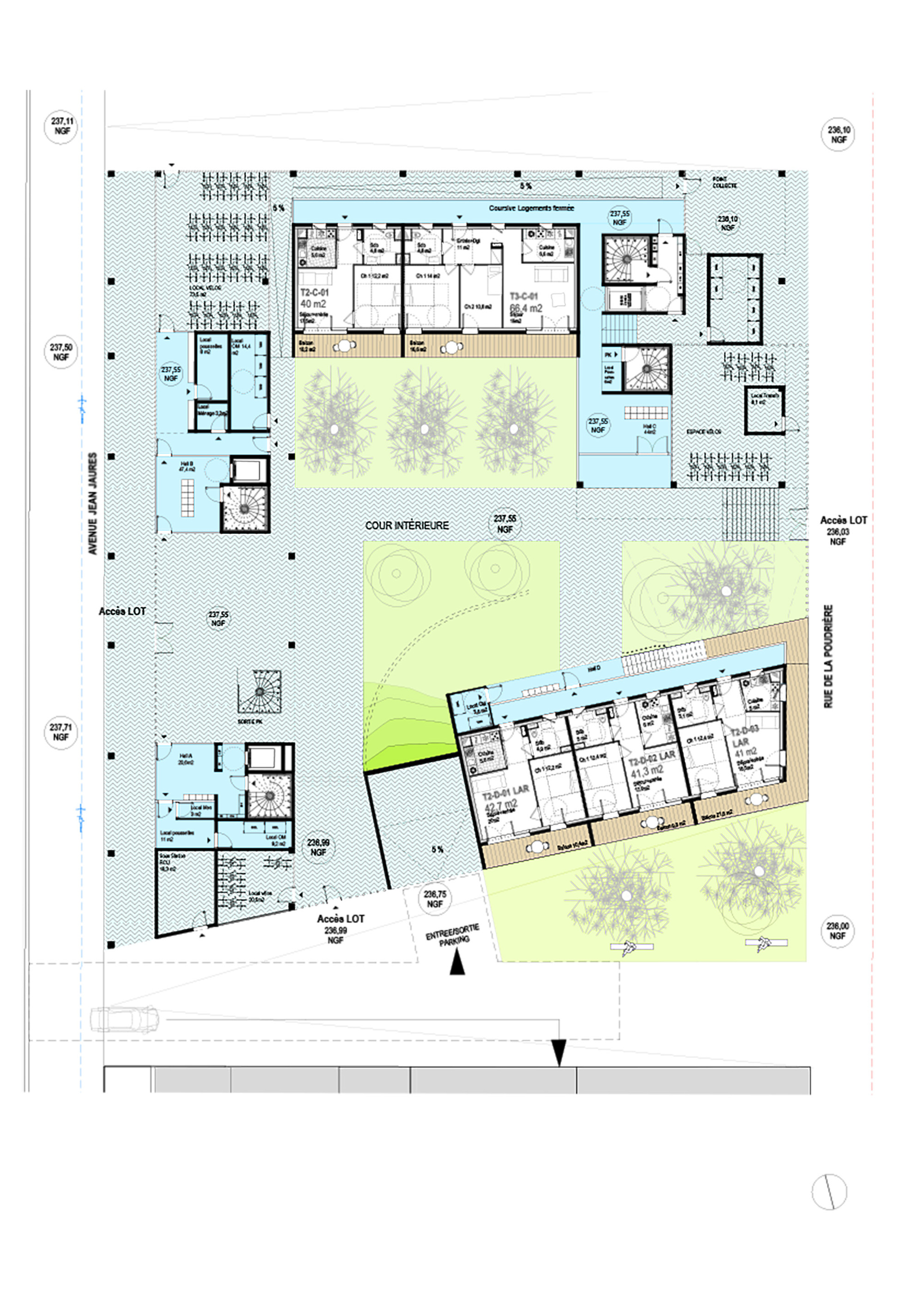罗莎·帕克斯公寓丨法国第戎丨Hamonic+Masson & Associés-16