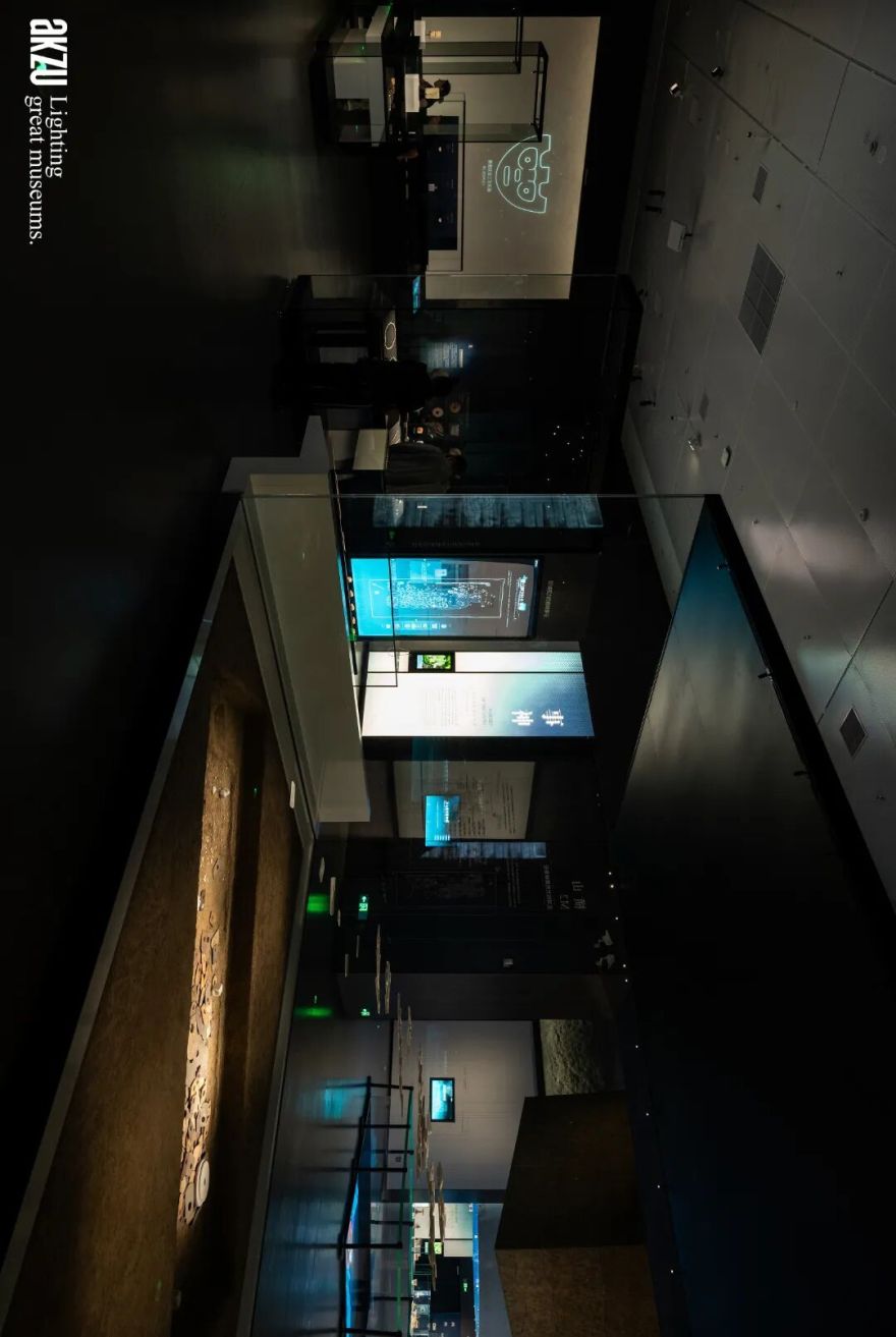 玉架山考古博物馆基本陈列|埃克苏博物馆照明项目-49