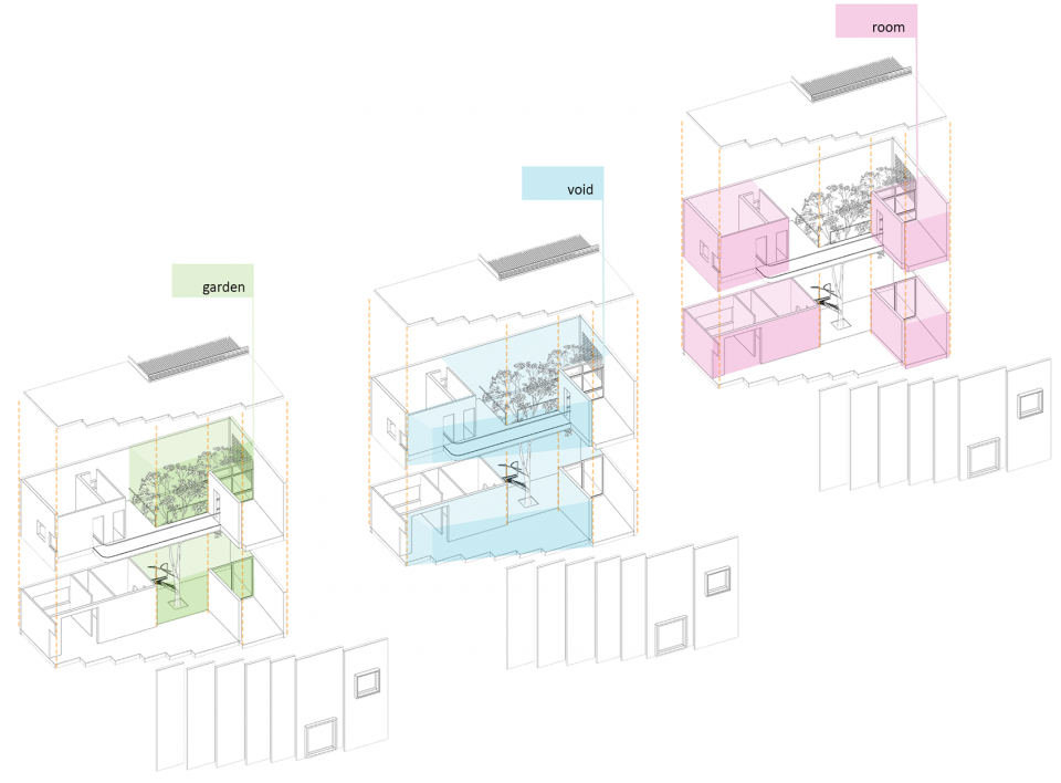 越南 T 住宅 | 家庭互动与环保的共生设计-15