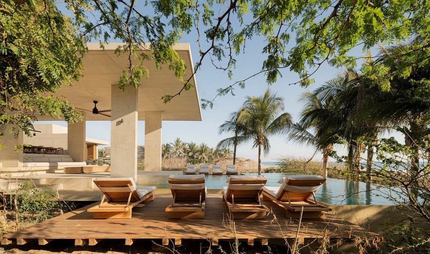 Casa Ohana 私人海滩住宅丨墨西哥瓦哈卡丨Vertebral-7