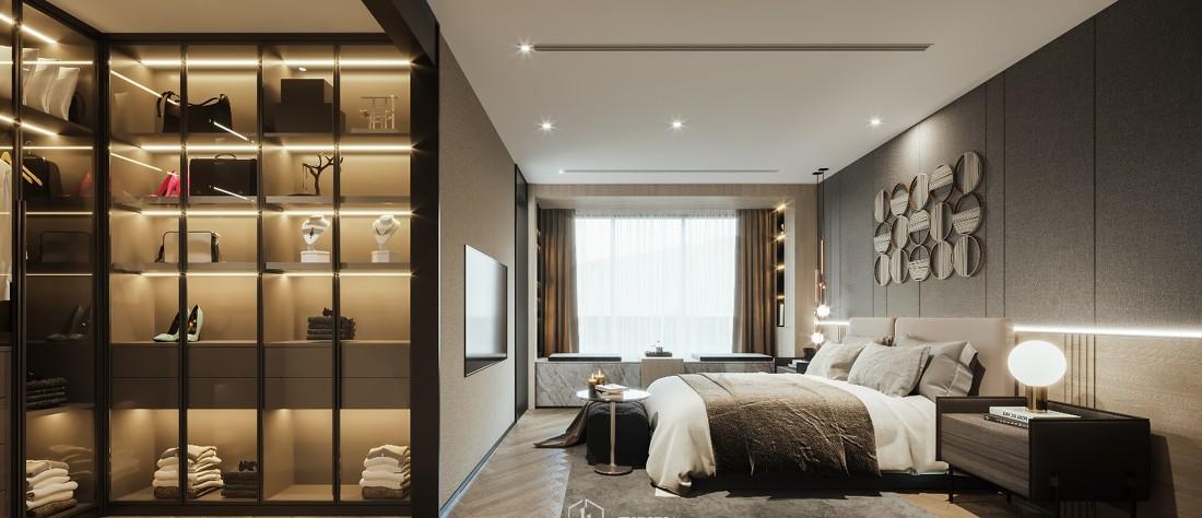 成都高新区蔚蓝卡地亚低调奢华室内设计丨中国成都-26