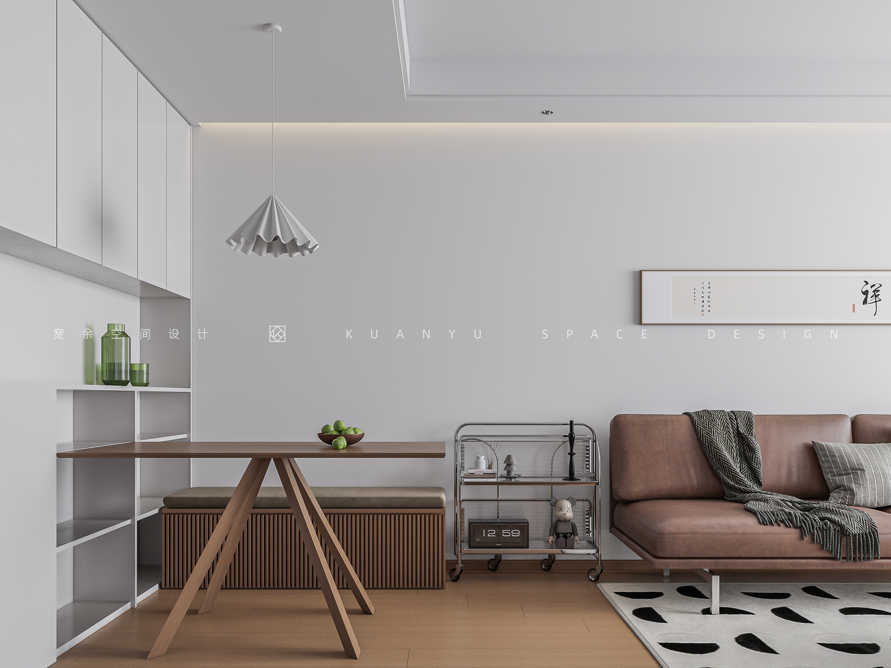 华润万象府 89 平小三房室内设计丨中国常州丨宽余空间 | KUANYU SPACE-4