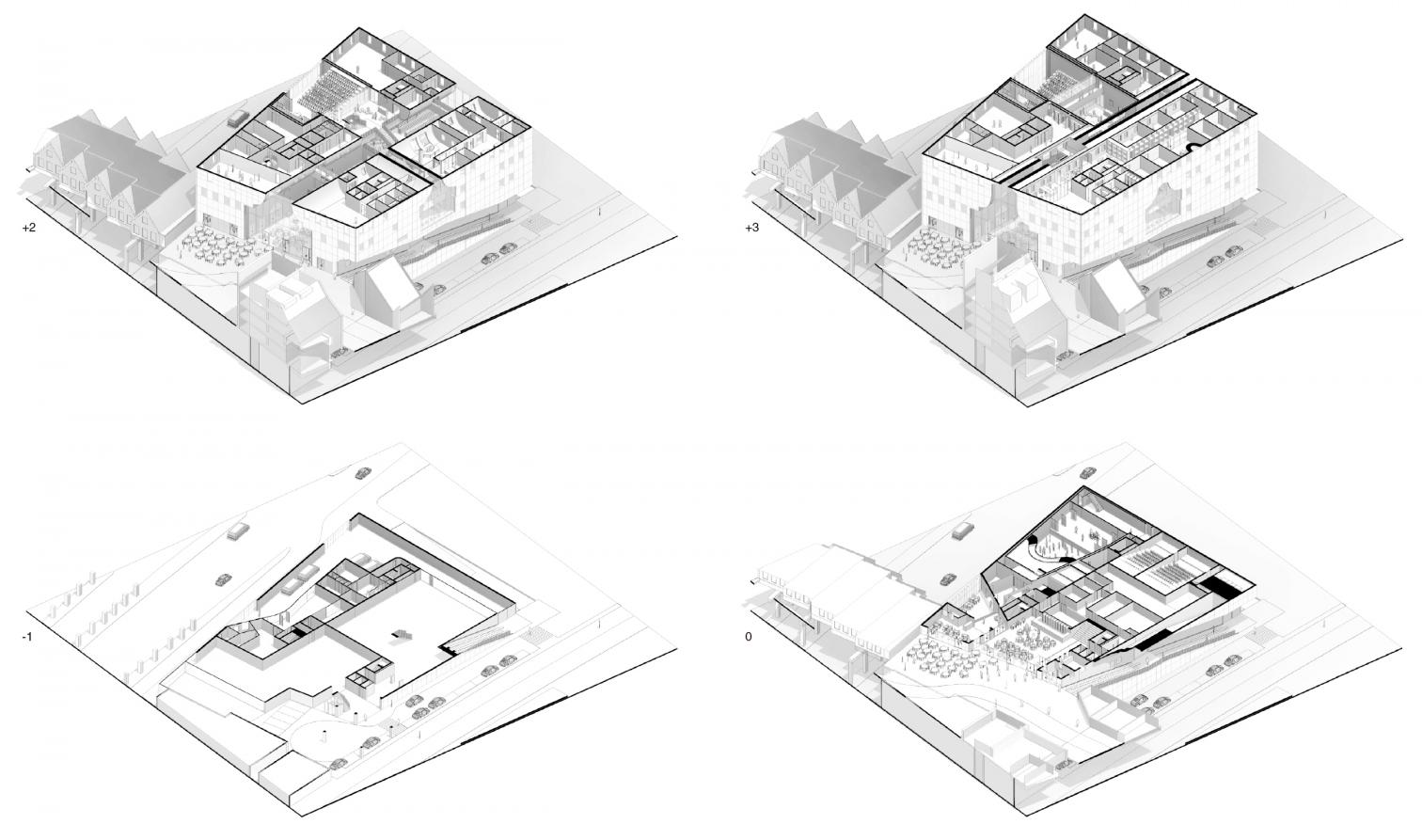 荷兰 Zaanstad 文化中心 | 融入乡村风格的创新设计-11