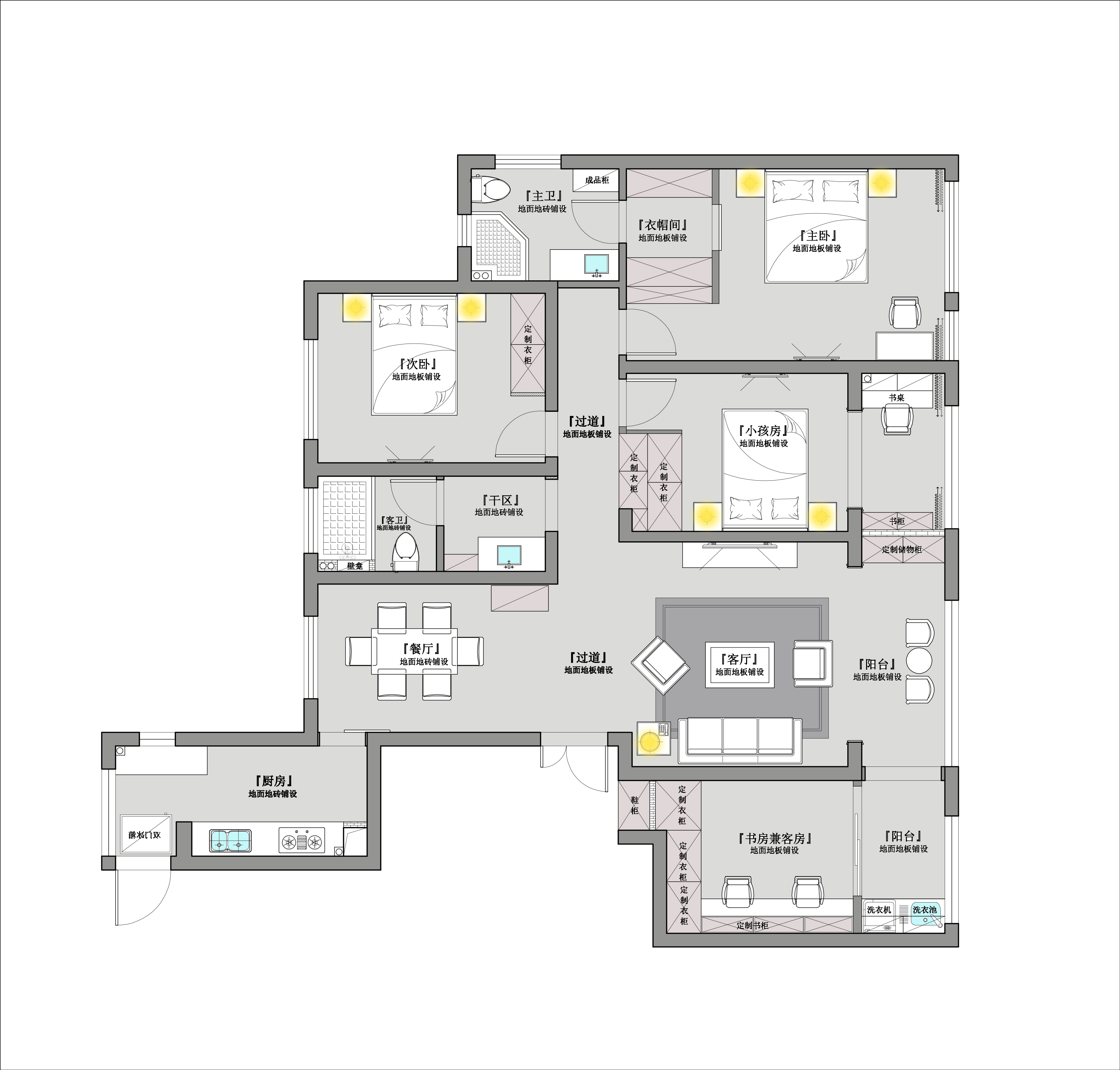 黄山绿地滨江一号丨中国黄山丨黄山中博装饰-42