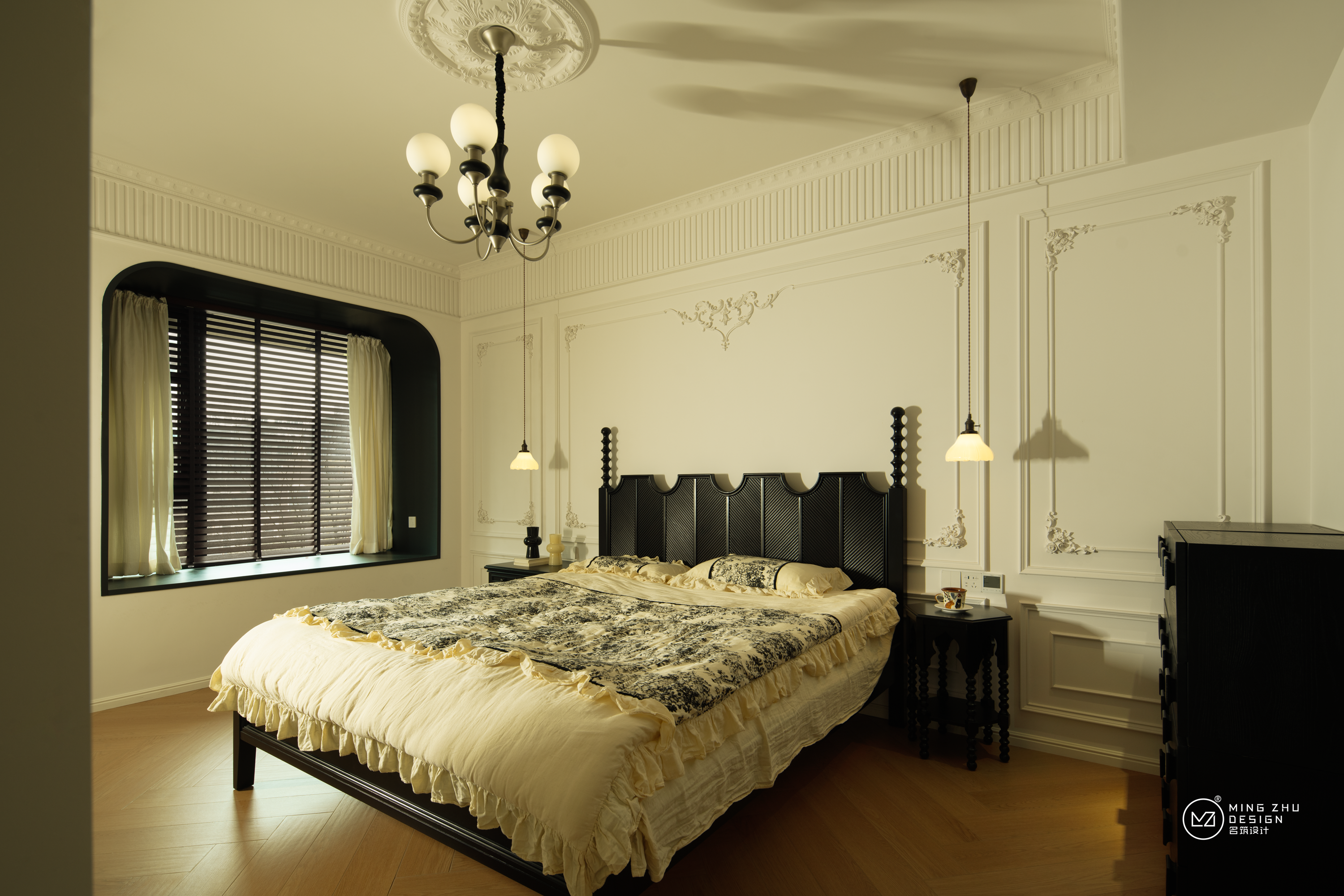 130㎡慵懒轻法式浪漫家丨中国自贡丨名筑设计-43