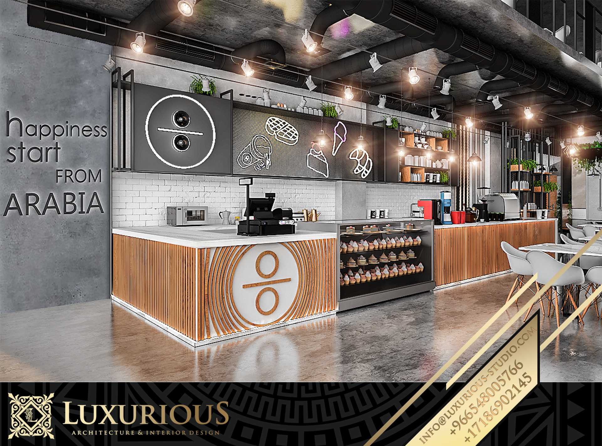 ARABIA CAFE - SAUDI ARABIA | تصميم كوفي شوب ارابيا-5