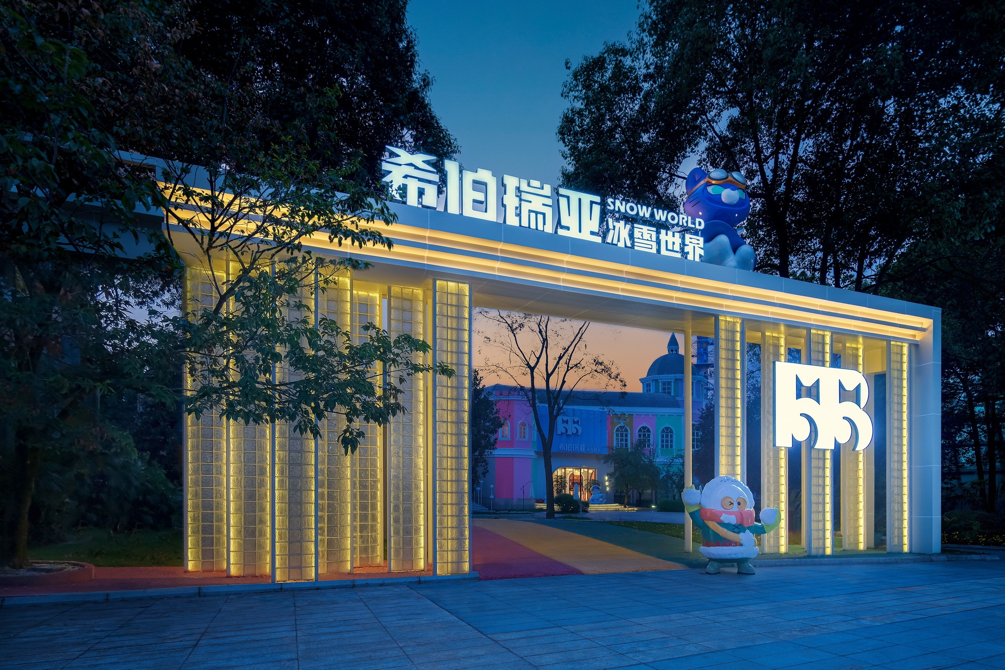 成都欢乐谷·希伯瑞亚冰雪世界丨中国成都丨龙策设计 LCARCHITURE-16