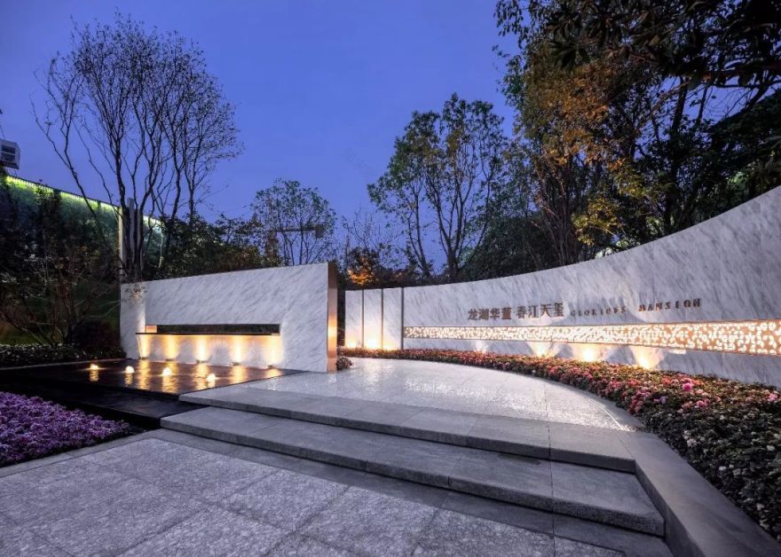 狭长夹缝中的隐谧花园 | 龙湖华董·春江天玺-27