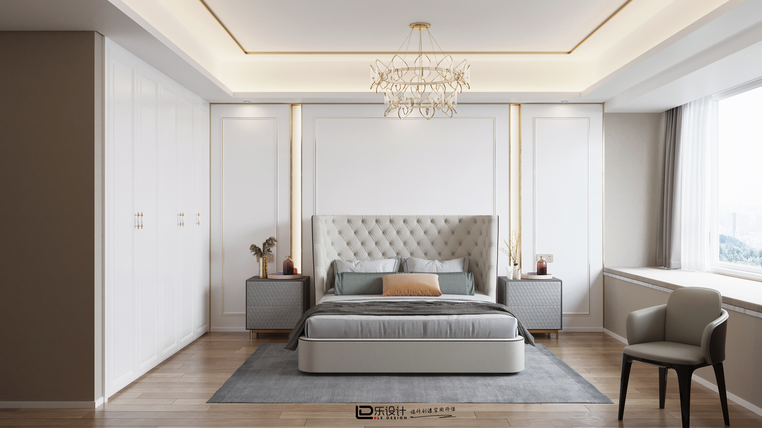 皓玉府美式极简居住空间设计丨中国杭州丨LD 设计-37