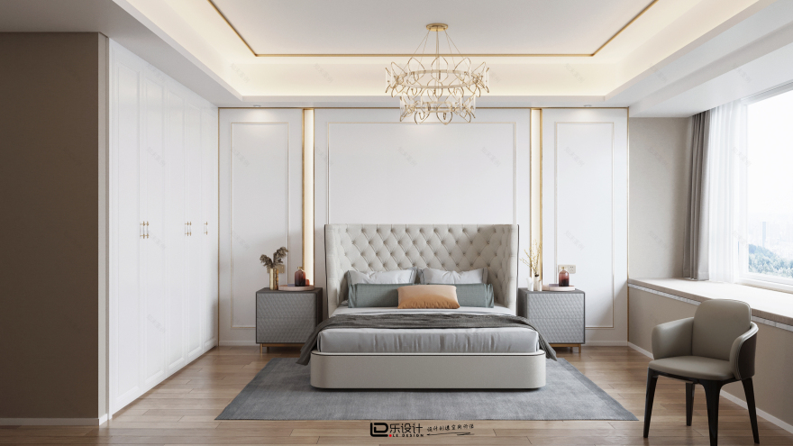 皓玉府美式极简居住空间设计丨中国杭州丨LD 设计-37