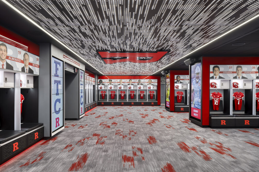 Rutgers University Men's Football Game-Day Locker Room - Perkins Eastman-0