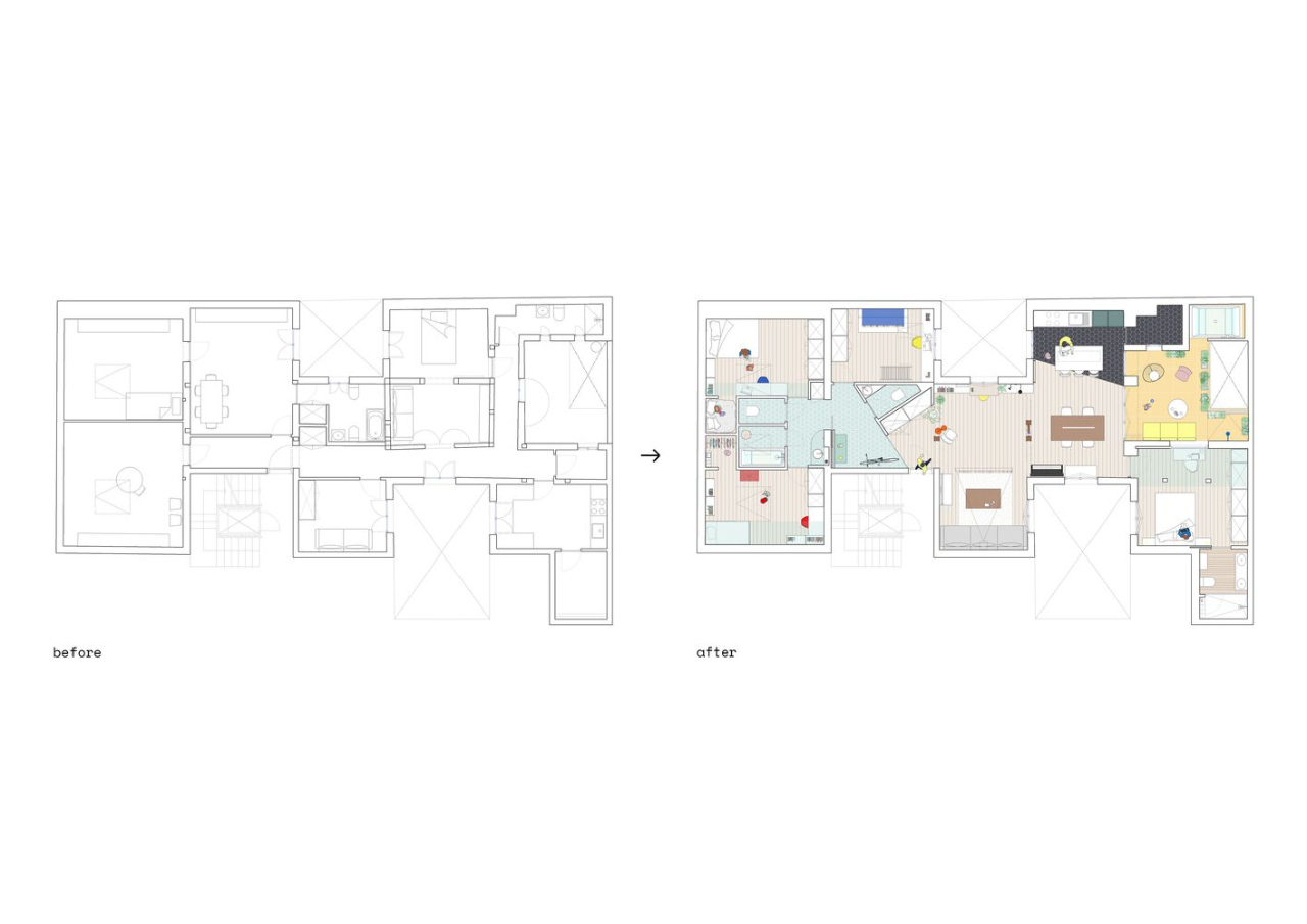 马德里 Justicia 社区顶层公寓翻新工程丨西班牙马德里丨gon architects-42