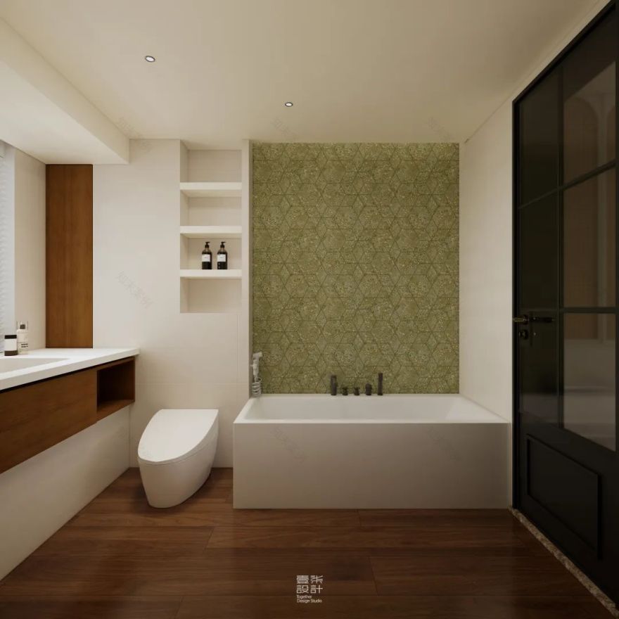 国际公馆室内设计,中海·九樾室内设计,中建·幸福城室内设计等丨壹柒设计-27