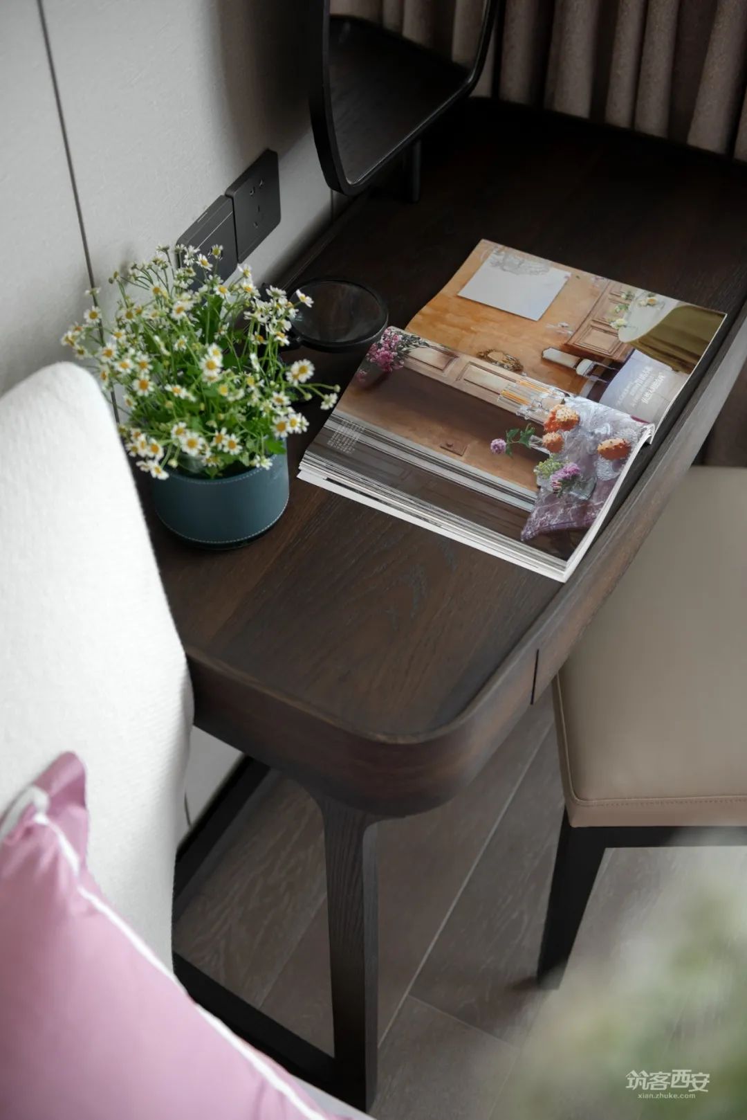 曲江玫瑰园·刘雅娟的大平层艺术装扮丨中国西安丨様家荟·御点软装设计中心-62