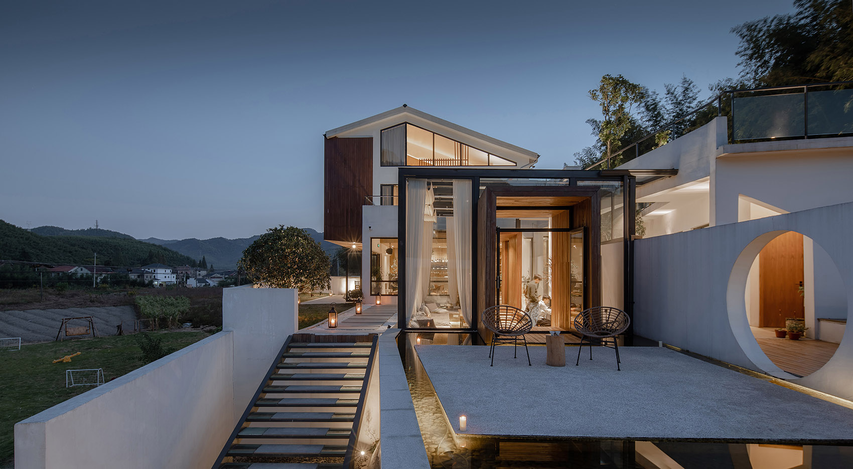 农舍变美墅：鱼缸·花田美宿，浙江 / 杭州时上建筑空间设计事务所-3