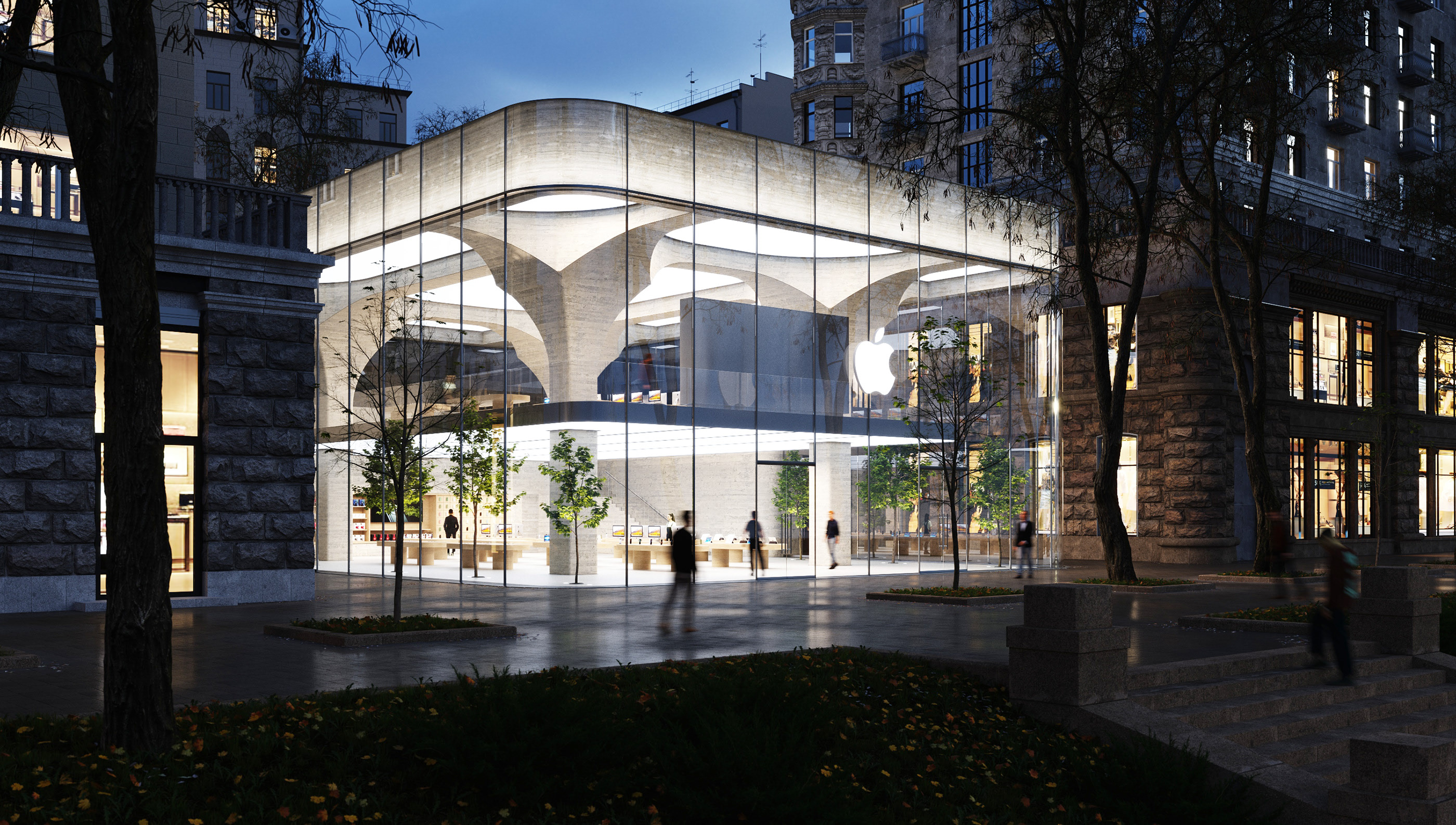 手机店，APPLE STORE KYIV OBRIY.architects-15