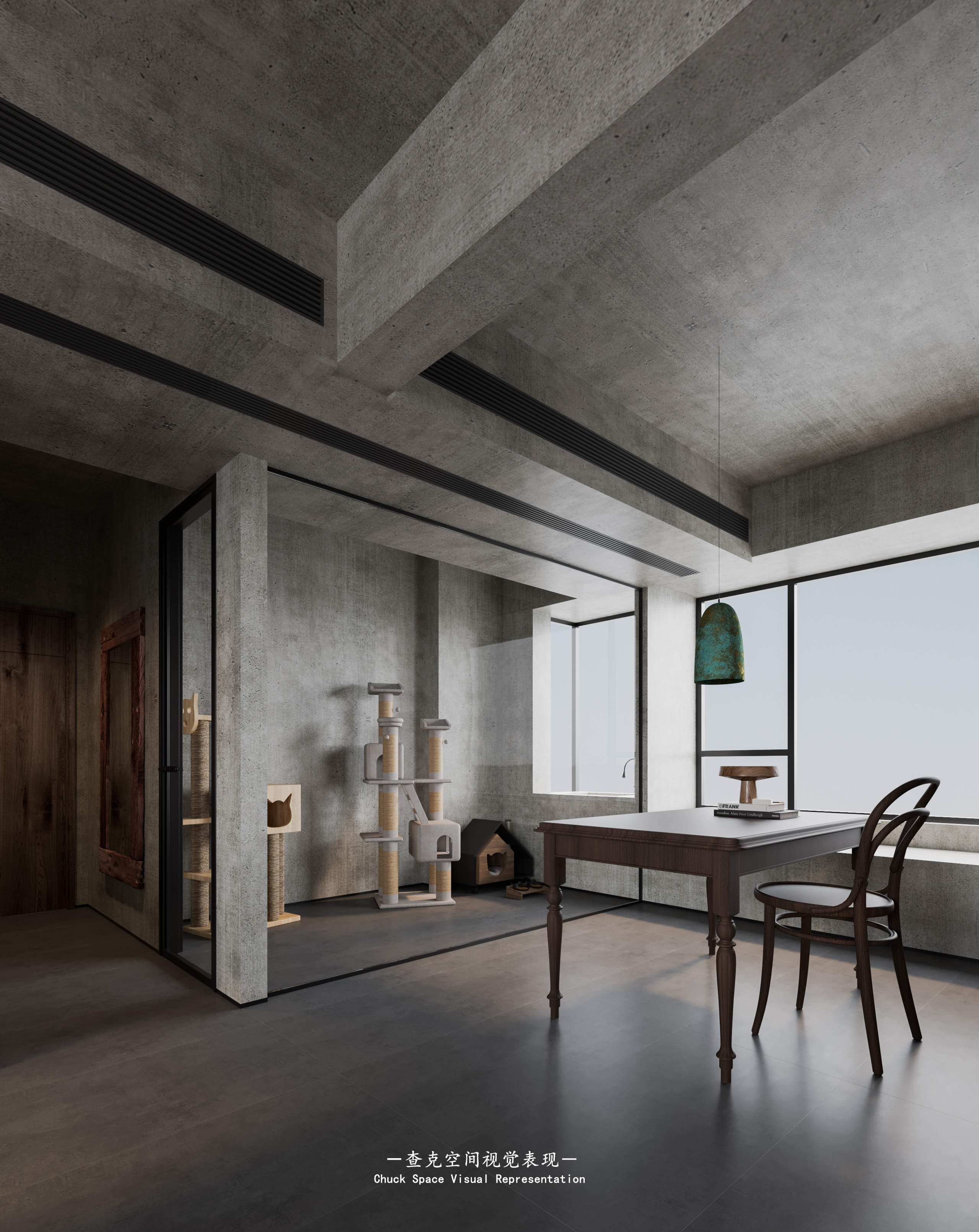 侘寂风住宅，一个敢想一个敢做-7