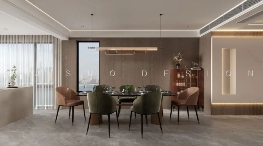 竹园·圣江悦平层设计丨吾索设计-25