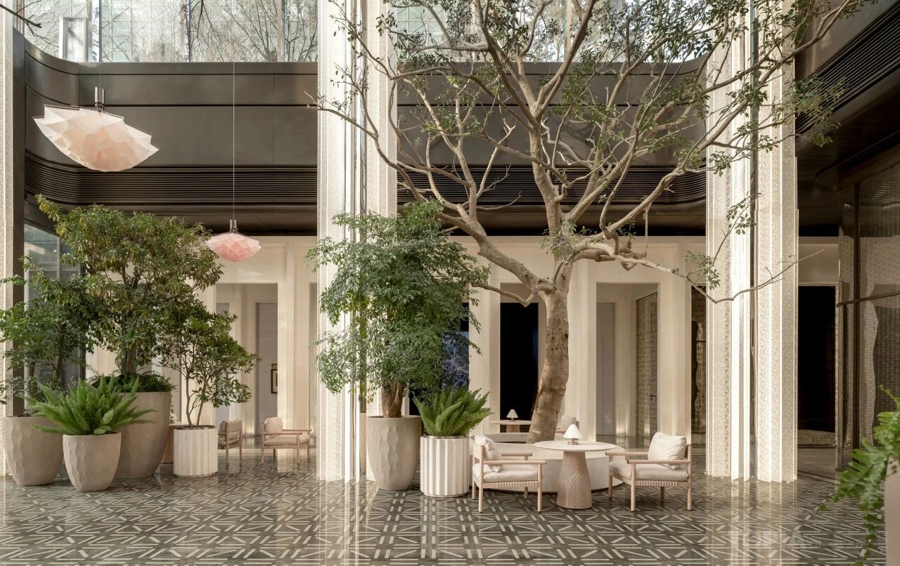 新作 DIA —— 写意山水 · 落日熔金「北京·华润置地 臻澐四季花厅 Urban luxury natural art」丨中国北京丨GAD吴轩-31