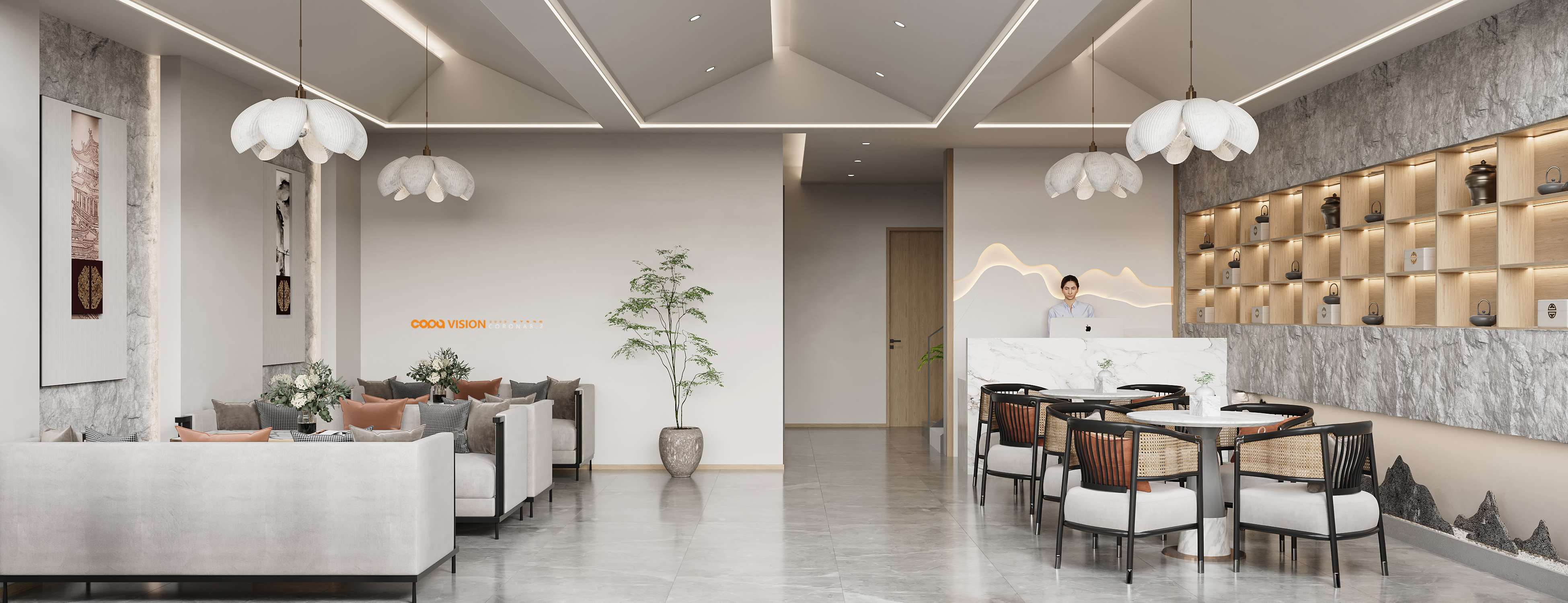 2022 年中下旬工装效果图表现作品丨靠背视觉-19