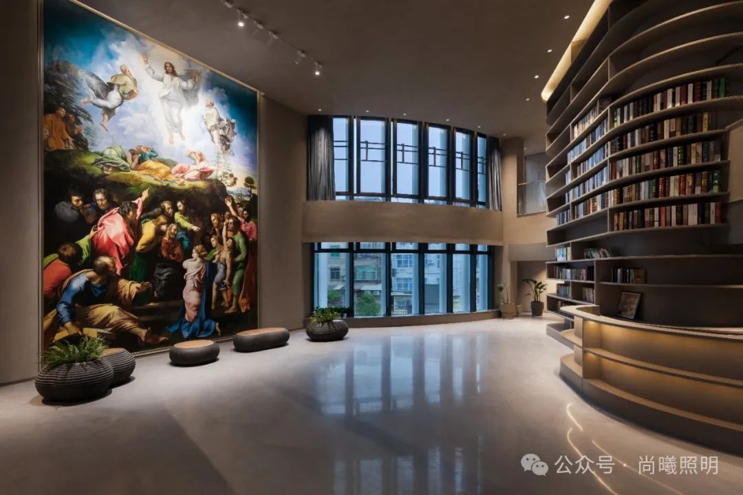敬仰之光 | 长乐城关基督教新堂室内灯光设计-11
