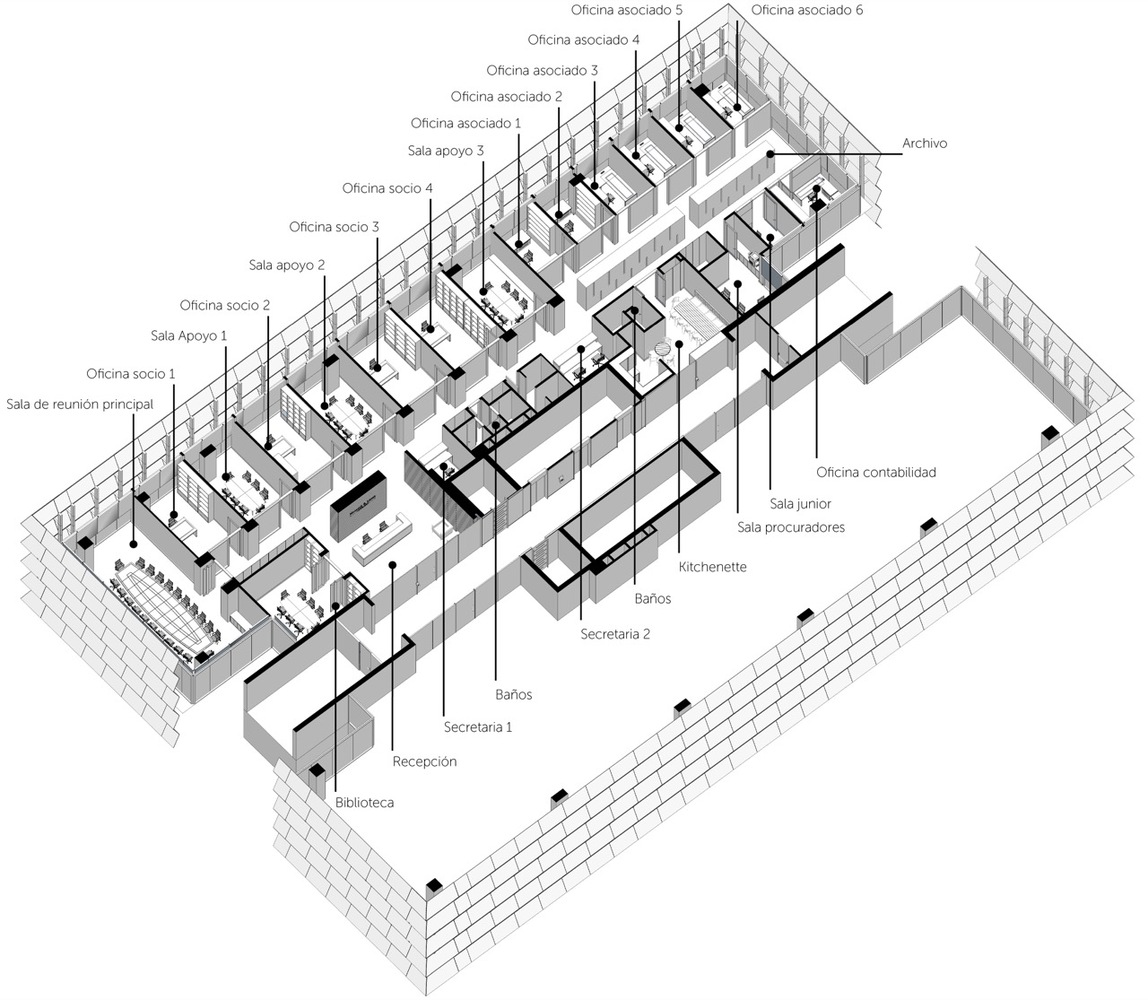 智利圣地亚哥金融区律师事务所办公室设计-46