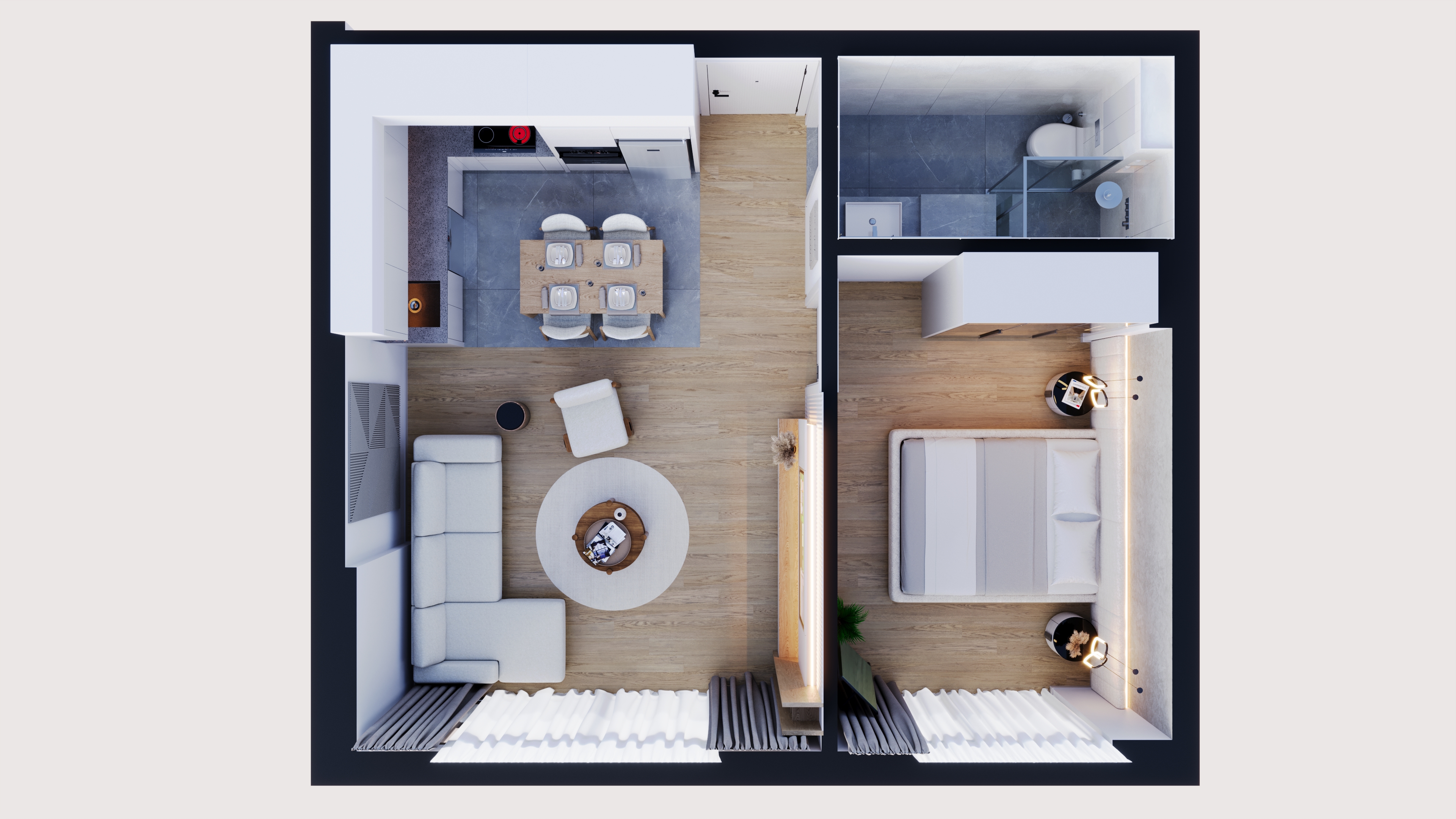 1 + 1 公寓视觉样本-20