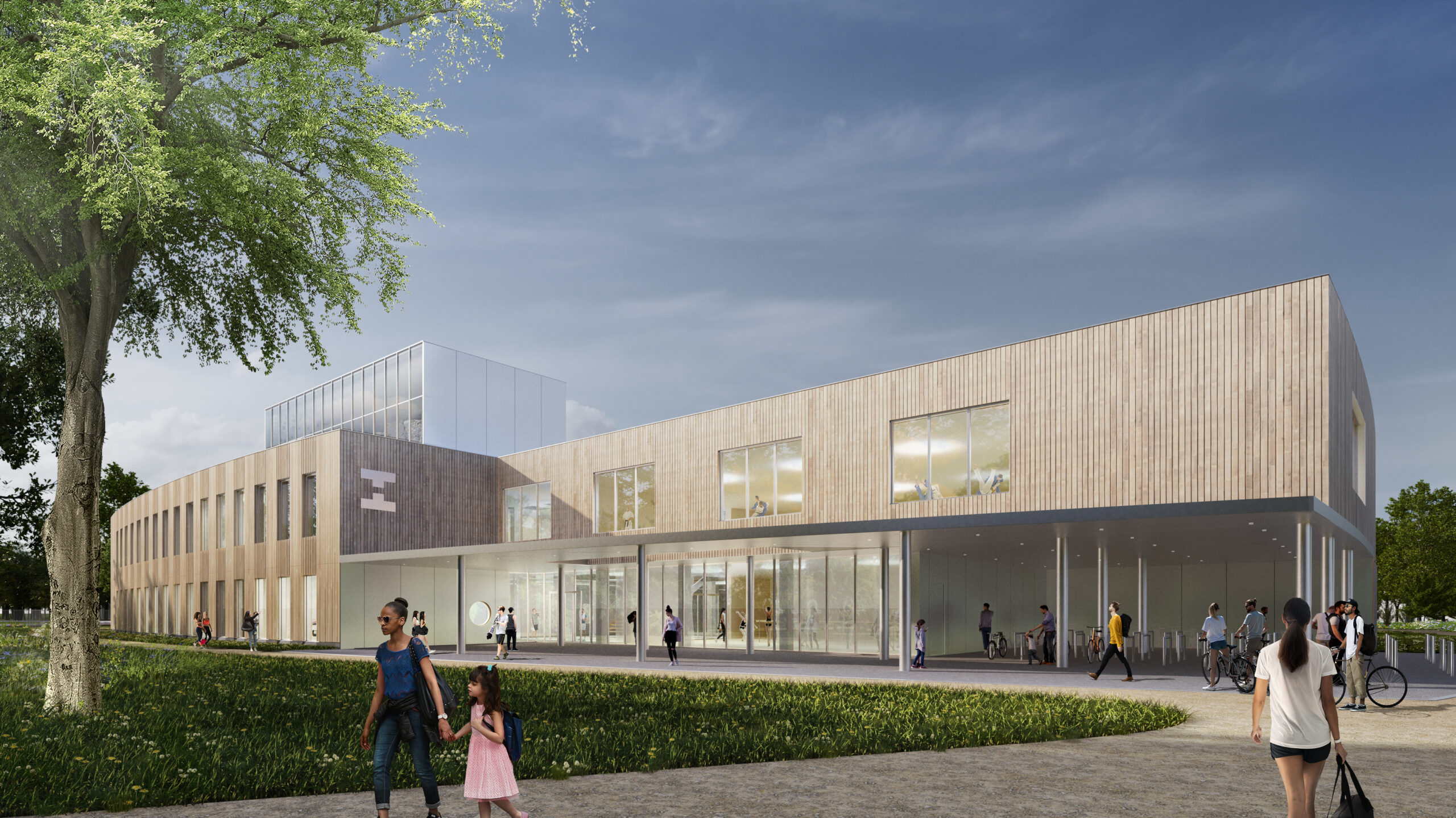 Sportcomplex met klaslokalen - Turnhout — Archiles architecten-2