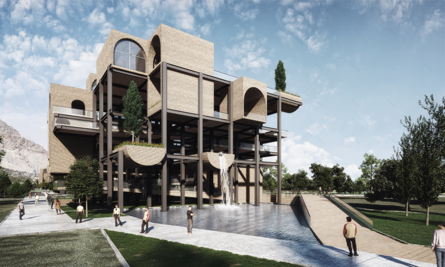 UrbanBridge 金属网格桥设计丨伊朗丨Ashari Architects-10